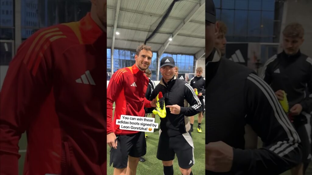 Leon Goretzka Schuhe gewinnen! 🔥 #fussball #Goretzka #adidas #adidasbodycare