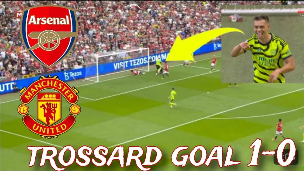 Leandro Trossard Goal | Manchester United vs Arsenal 0-1 Highlights Goals | #premierleague