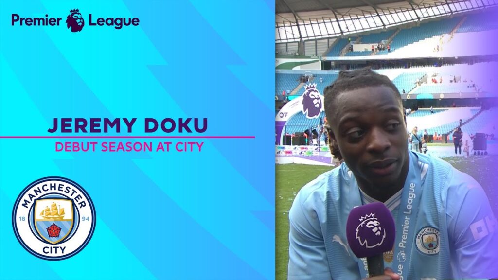 Jeremy Doku is FEELING the WINNING culture at Manchester City | Astro SuperSport
