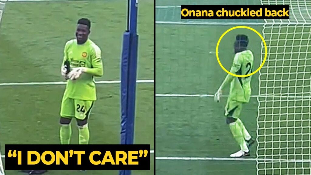 Andre Onana classy reaction in response taunts from Brighton fans in yesterday's game | Man Utd News