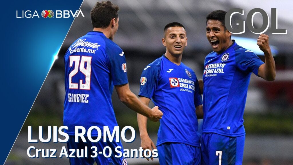 Gol de L. Romo | Cruz Azul 3 - 0 Santos Laguna | Liga BBVA MX - Jornada 3 - CL 2020