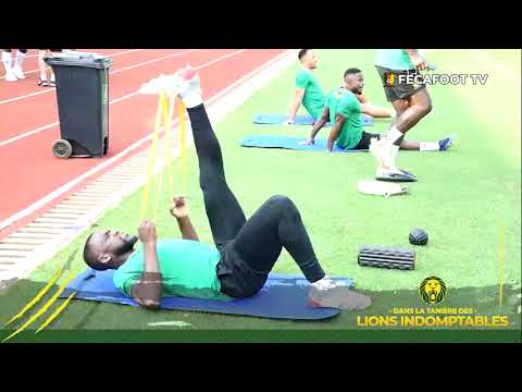 Cameroun Vs Comores: Séance d'entraînement de veille de match des #LionsIndomptables