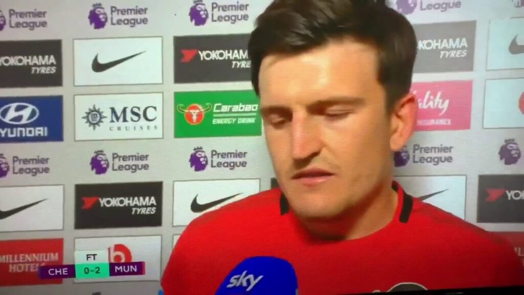 Harry Maguire speaks about kicking Michy Batshuayi