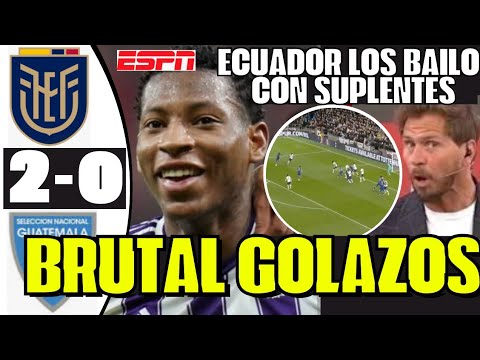 BRUTAL PRENSA ARGENTINA EN SHOCK CON GOLAZO DE GONZALO PLATA Y JOHN YEBOAH DEBUT ECUADOR SORPRENDE