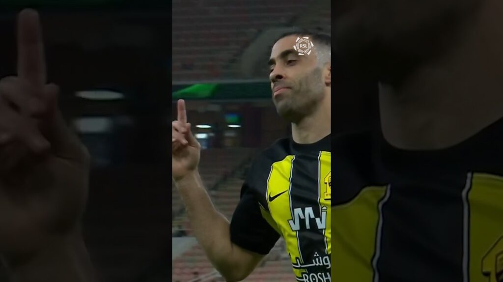 Hamdallah’s thumping header! 😤💥 #yallaRSL