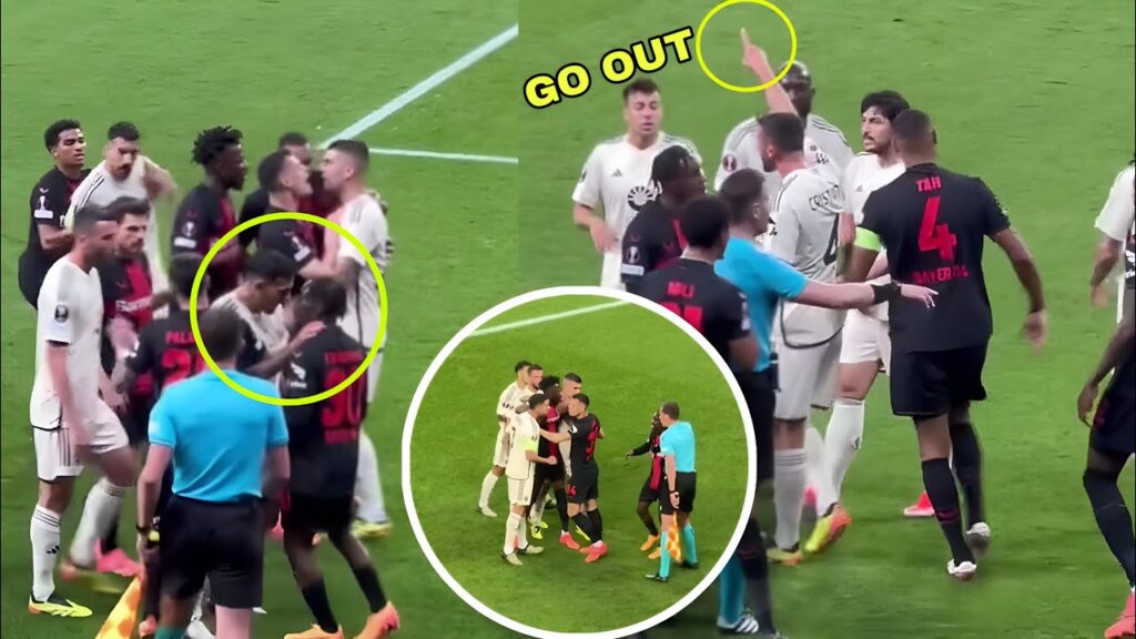 Xhaka and jeremie frimpong vs Roma players 🤯🔥🔥 Unstoppable