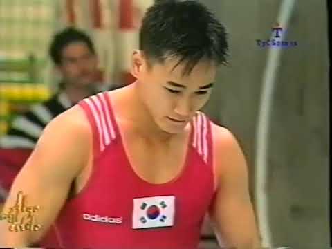 1998 Zurich Gymnastics World Cup Event Finals - Hong-Chul Yeo (KOR) VT (Argentina TV)