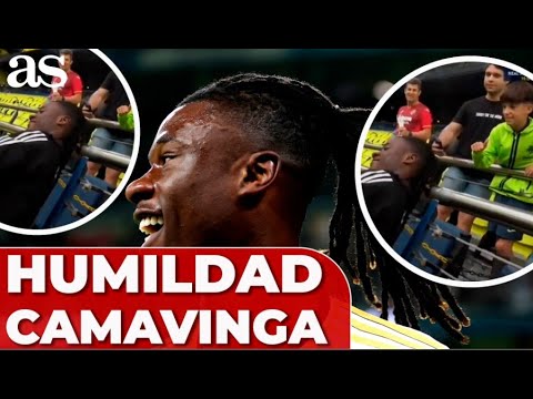 El DETALLE de GENUINA HUMILDAD de CAMAVINGA que es una LECCIÓN para todos LOS FUTBOLISTAS