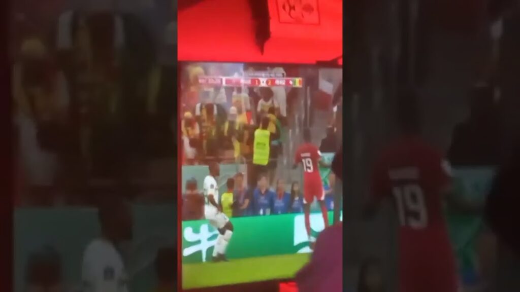 Qatar's only goal as it is eliminated first in World Cup 2022 that they hosted v Senegal 🇸🇳 #Shorts
