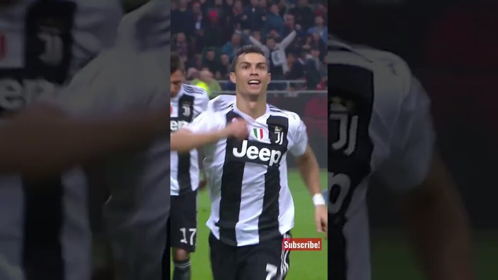 The SIUUU of CRISTIANO RONALDO in San Siro 🤩