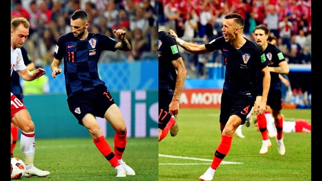 Marcelo Brozović And Ivan Perišić vs Denmark（01/07/2018）HD 720p by轩旗
