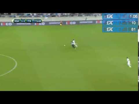 Italy - Saudi Arabia 2:1 - Yehya Al Shehri Goal And Goalkeeper Big Mistake [28.5.2018]