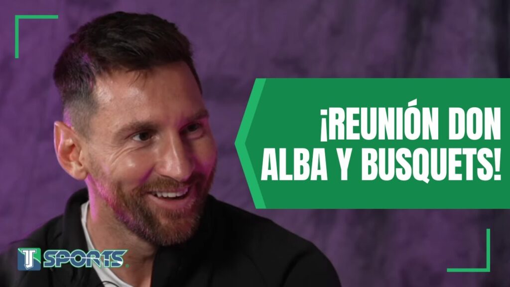 La FELICIDAD de Lionel Messi por jugar al LADO de Sergio Busquets y Jordi Alba en el Inter de Miami