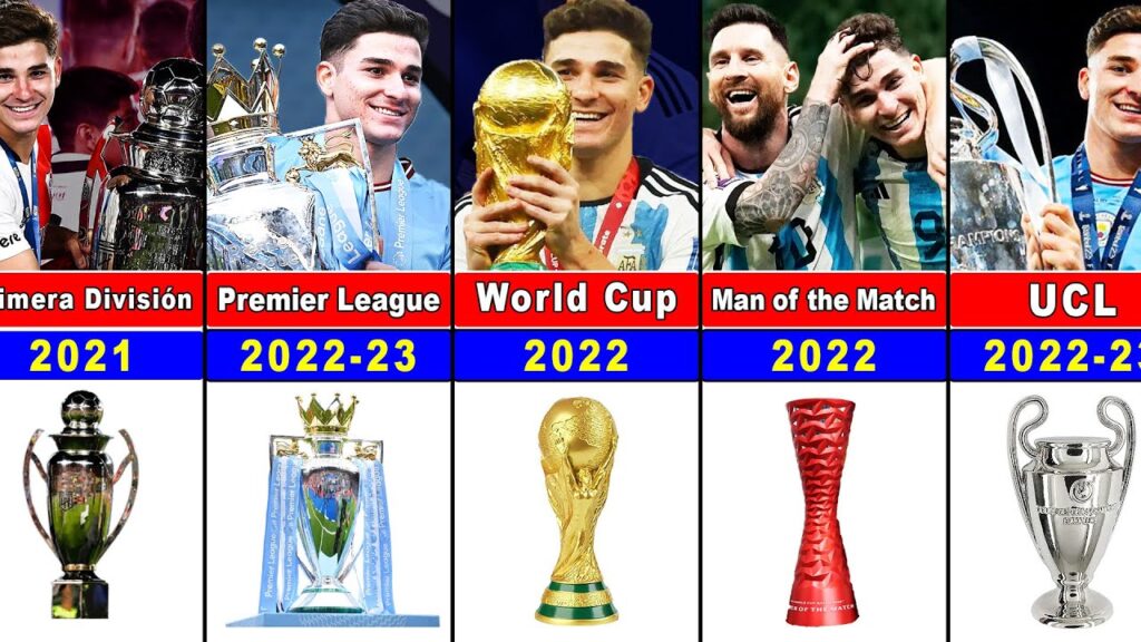 List Of Julian Alvarez Career All Trophies & Awards 2023