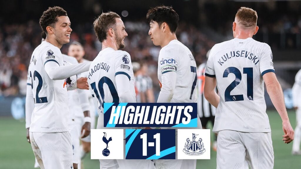 TOTTENHAM HOTSPUR 1-1 NEWCASTLE UNITED (4-5 PENS) // FRIENDLY IN MELBOURNE FT. JAMES MADDISON GOAL!