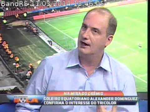 Grêmio tem interesse no goleiro Alexander Dominguez da LDU