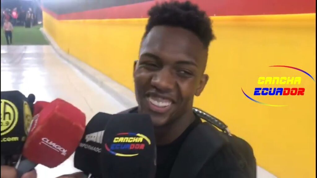 Declaraciones de Djorkaeff Reasco, jugador de #BarcelonaSC sobre el triunfo ante #LigadeQuito