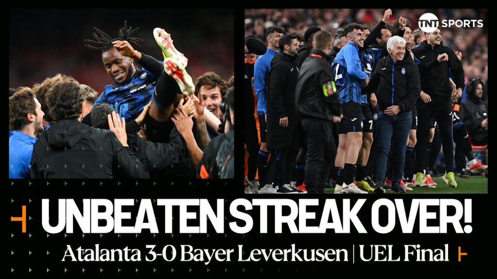 Lookman destroys Bayer Leverkusen's unbeaten streak 🤯 | Atalanta 3-0 Bayer Leverkusen #UEL Final