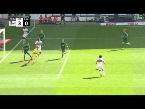 VFB Stuttgart vs Borussia M'gladbach 4-0  Jeong Woo-Yeong, Serhou Guirassy & Silas score in win