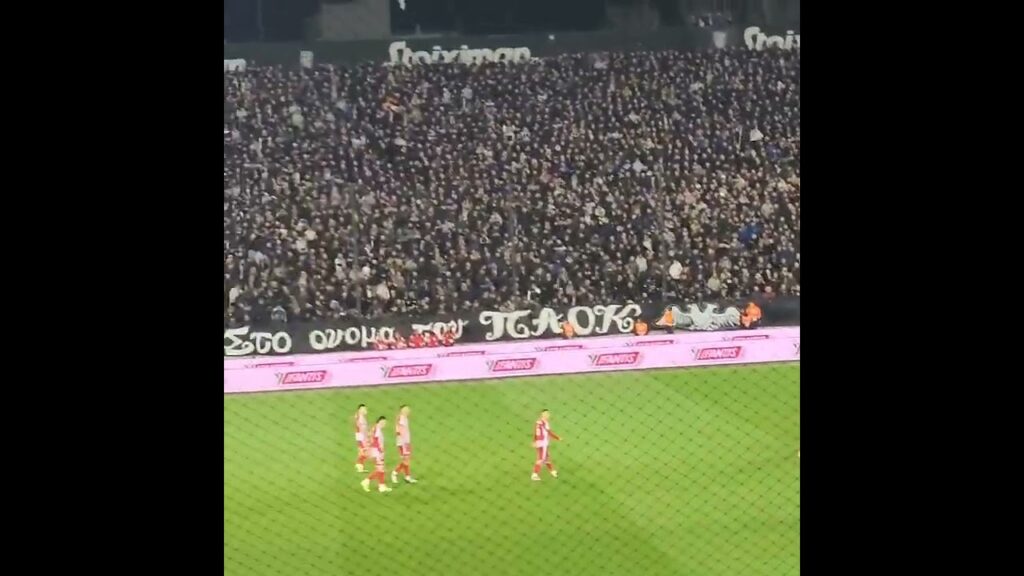 PAOK vs Olympiacos 2-0 (Goal Andrija Zivkovic) and look what happened after