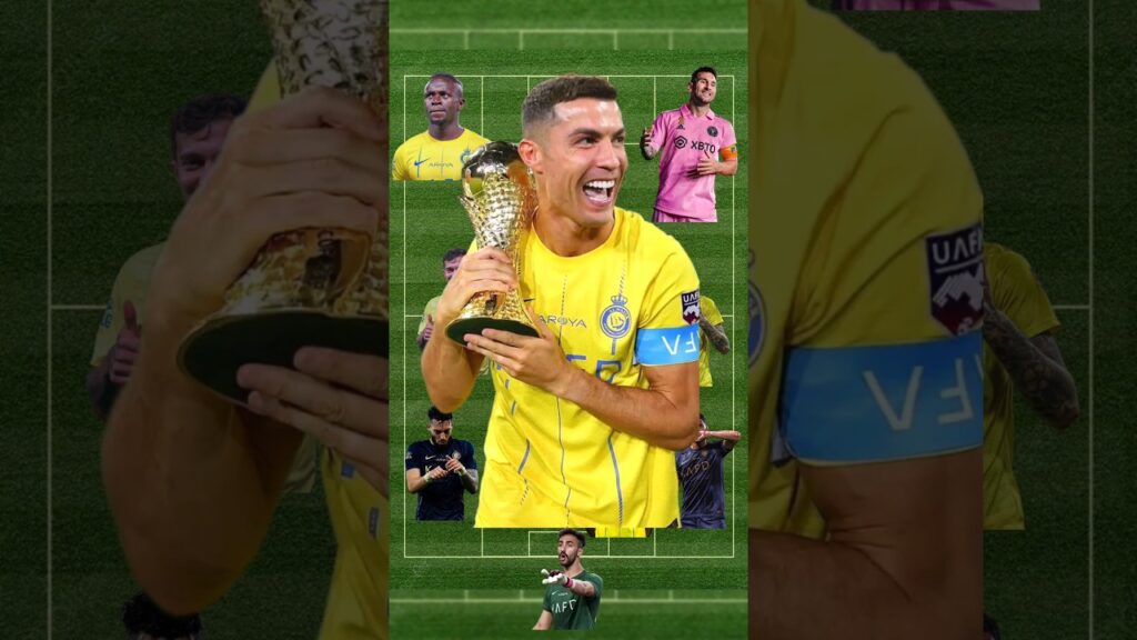 تشكيلة مشتركة بين نادي النصر 2024 ونادي أنتر ميامي 2024#shorts #short