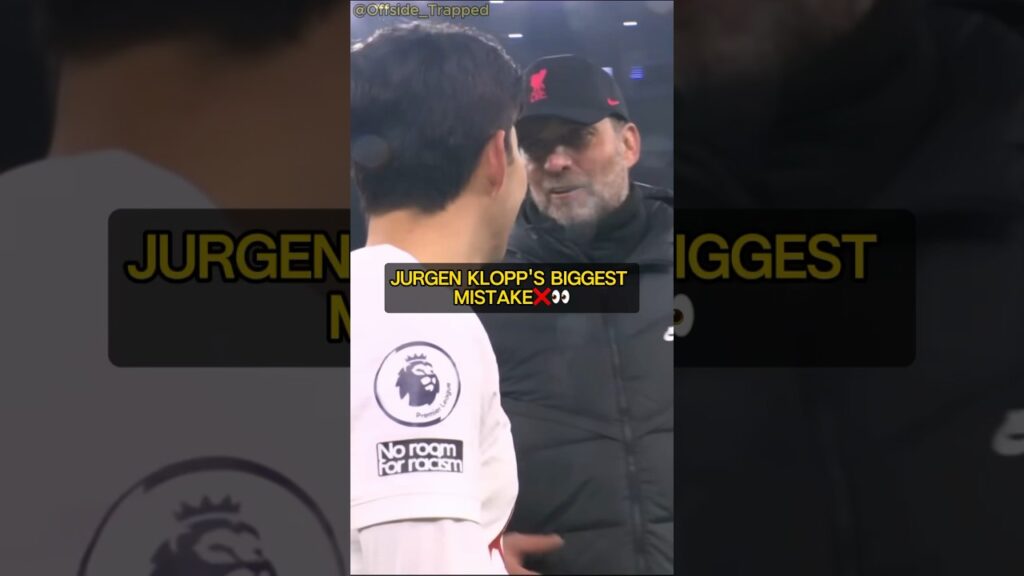 Jurgen Klopp’s Biggest REGRET Was Son Heung-Min 😳 #shorts #football
