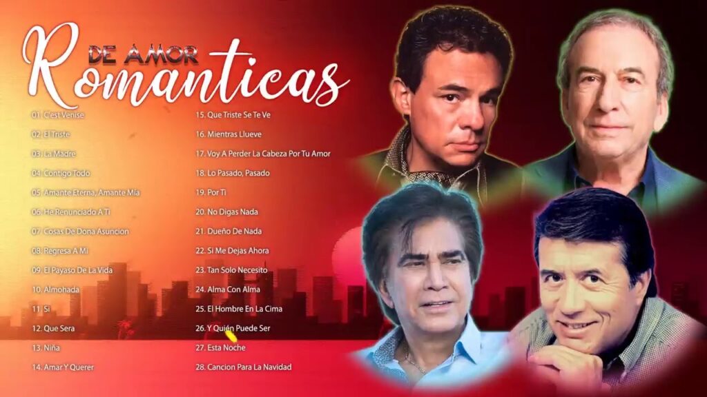 LAS 50 SUPER ÉXITOS ROMÁNTICOS INMORTAL DE JOSE JOSE, JOSE LUIS RODRIGUEZ, PERALES Y NAPOLEON