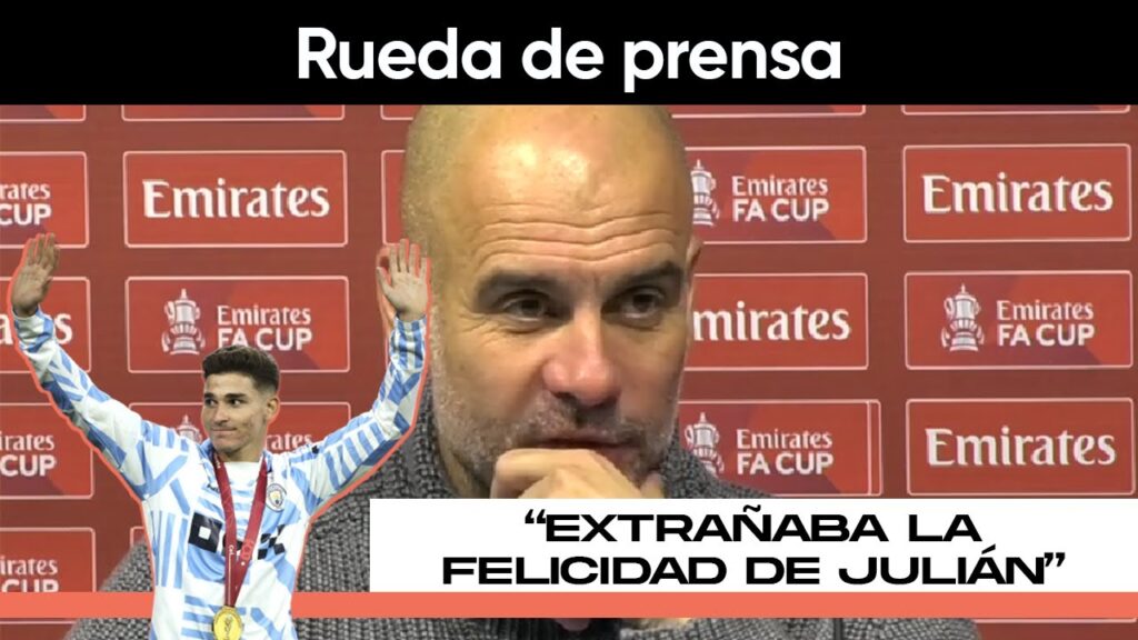 ❤️ Estas palabras de Guardiola sobre Julián Álvarez