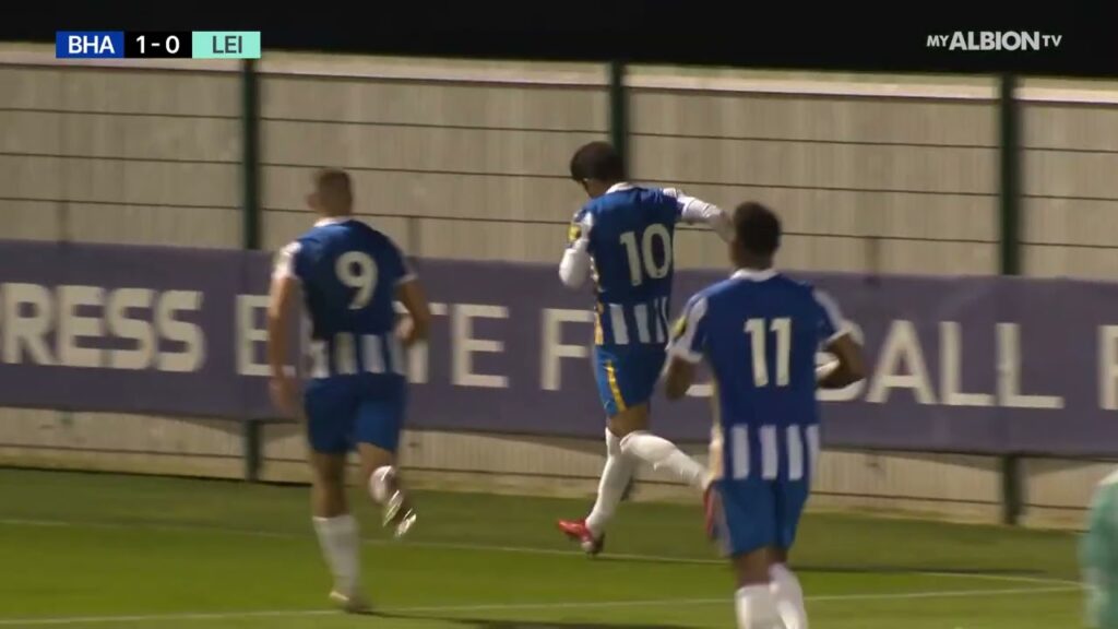 Jeremy Sarmiento | 24septiembre21 | Brighton U23 Vs Leicester U23 | 35'