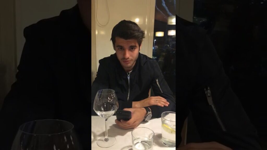 Alvaro Morata da triste a felice per la foto di Alice Campello!