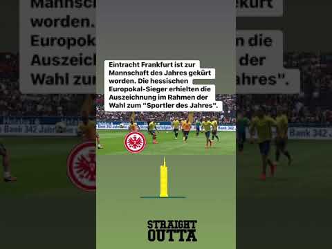 Große Ehre: Eintracht Frankfurt ist die Mannschaft des Jahres #SGE #eintrachtfrankfurt #frankfurt