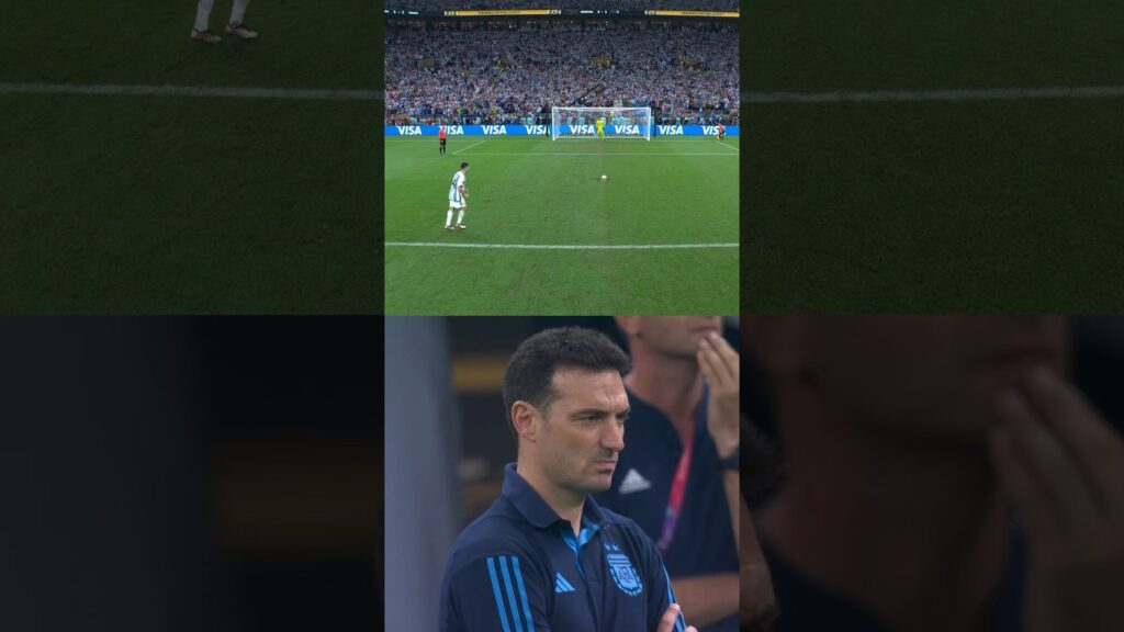 Lionel Scaloni’s reaction to winning the FIFA World Cup