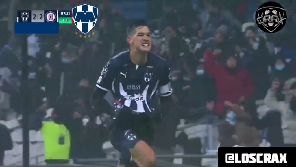 gol ultimo minuto Cesar Montes, rayados vs cruz azul 2022