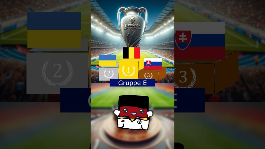 How do we predict EURO 2024 Group E and F? #ranking #em2024  #animation
