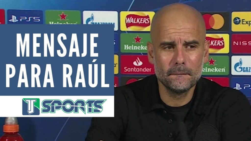 Las PALABRAS de aliento de Pep Guardiola para Raúl Jiménez tras su TREMENDO choque con David Luiz