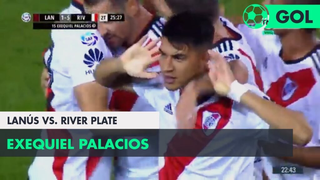 Exequiel Palacios (1-5) Lanús vs River Plate | Fecha 7 - Superliga Argentina 2018/2019