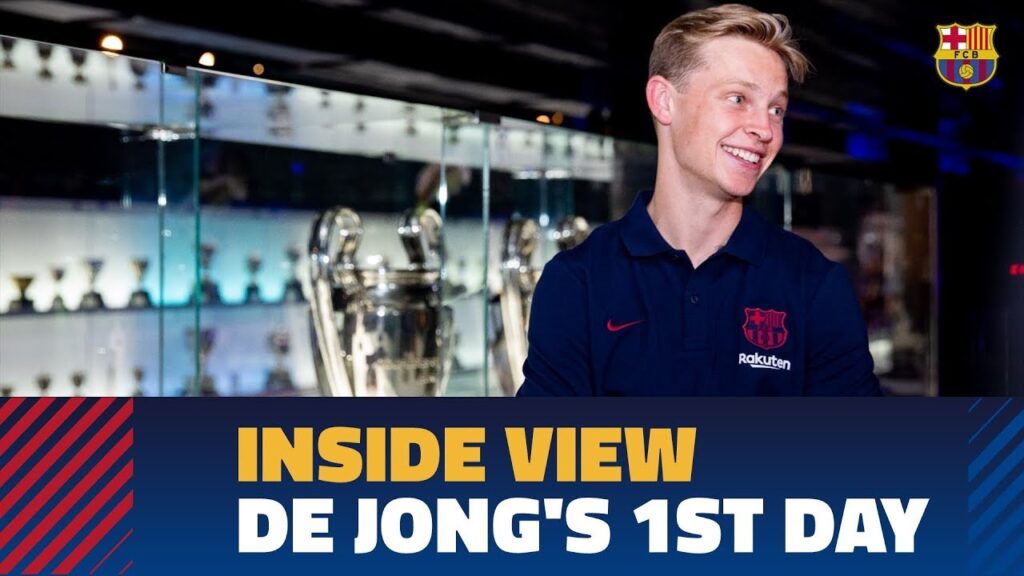 [BEHIND THE SCENES] Frenkie de Jong's first day in Barcelona