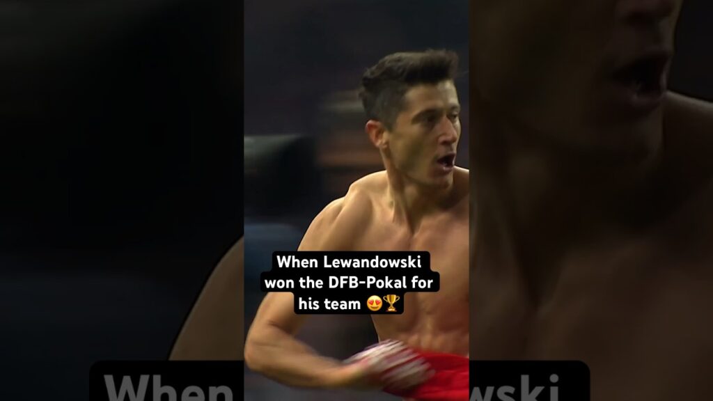 When Lewandowski scored THIS BEAUTY in the final of the DFB-Pokal! 🔥🏆