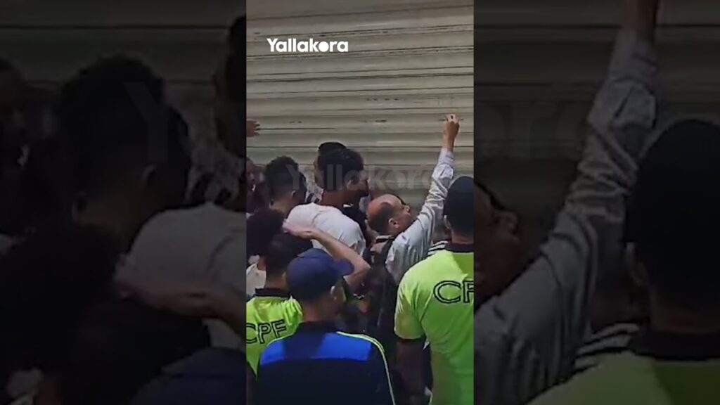 غضب سيف الجزيري وانفعاله بسبب تأخر دخوله إلى الملعب لحضور التتويج