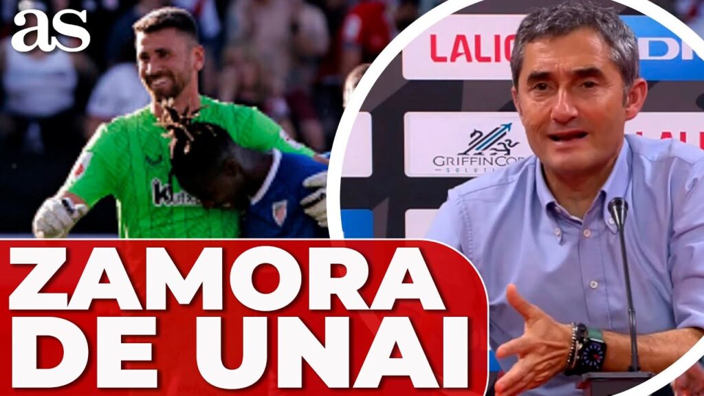 ERNESTO VALVERDE opina del PREMIO 'ZAMORA' A UNAI SIMÓN en VALLECAS