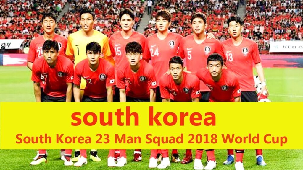 SOUTH KOREA 23 man squad world cup 2018 | South Korea Football Team 2018 Squad