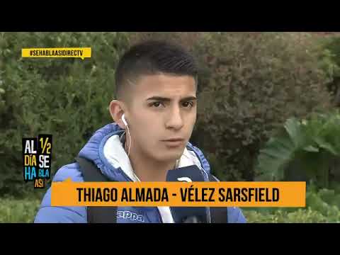 Thiago Almada le contesta a Mauro Zárate