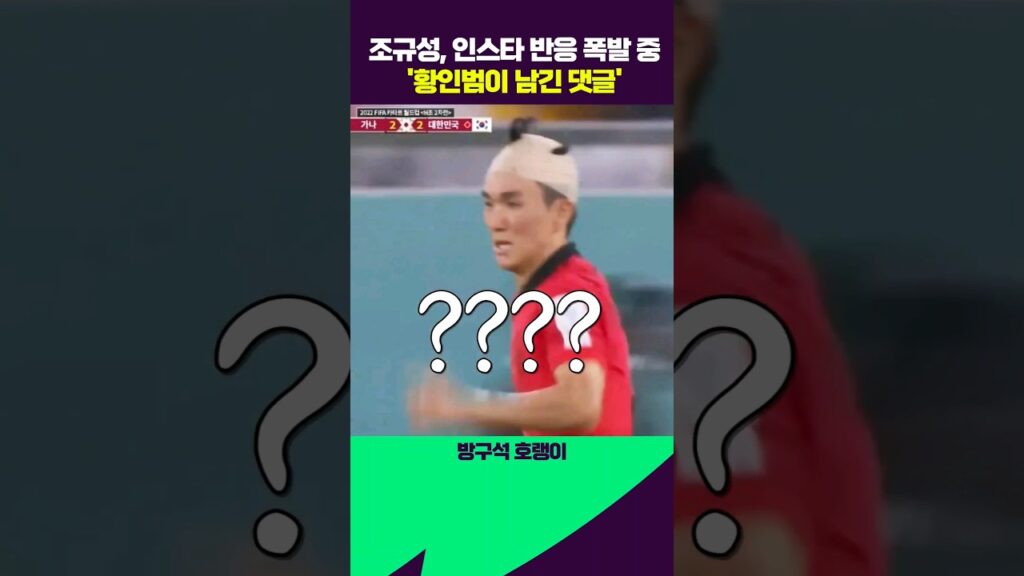 황인범 붕대 사건ㅋㅋㅋㅋ