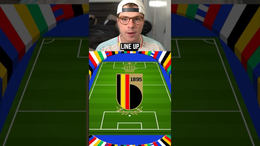 Belgium Starting XI at Euro 2024 🇧🇪 #euros