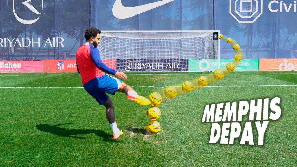 MEMPHIS DEPAY HACE EL RETO IMPOSIBLE DE LOS TRES BALONES