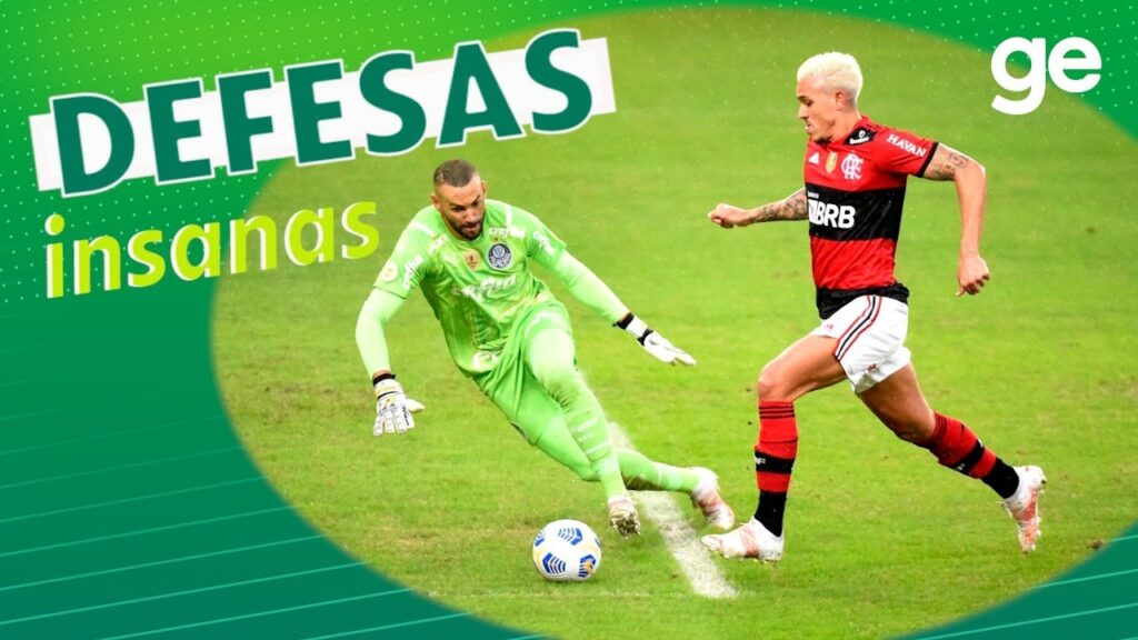 SÓ DEFESAÇA! Diego Alves e Weverton fazem defesas incríveis | #shorts | ge.globo