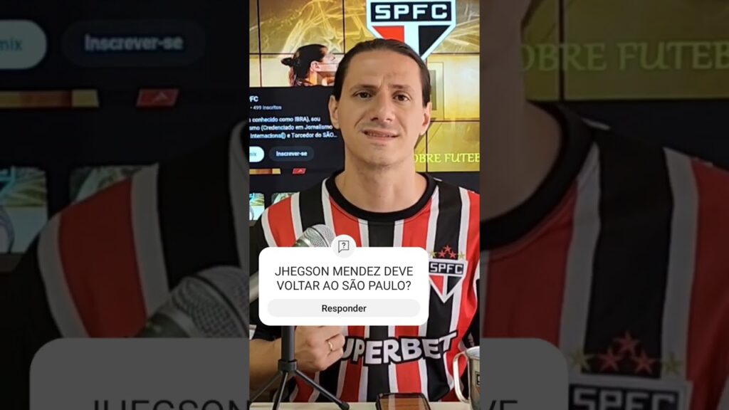 SÃO PAULO FUTEBOL CLUBE - Jhegson Mendez de volta? #spfc #saopaulofc #tricolorpaulista