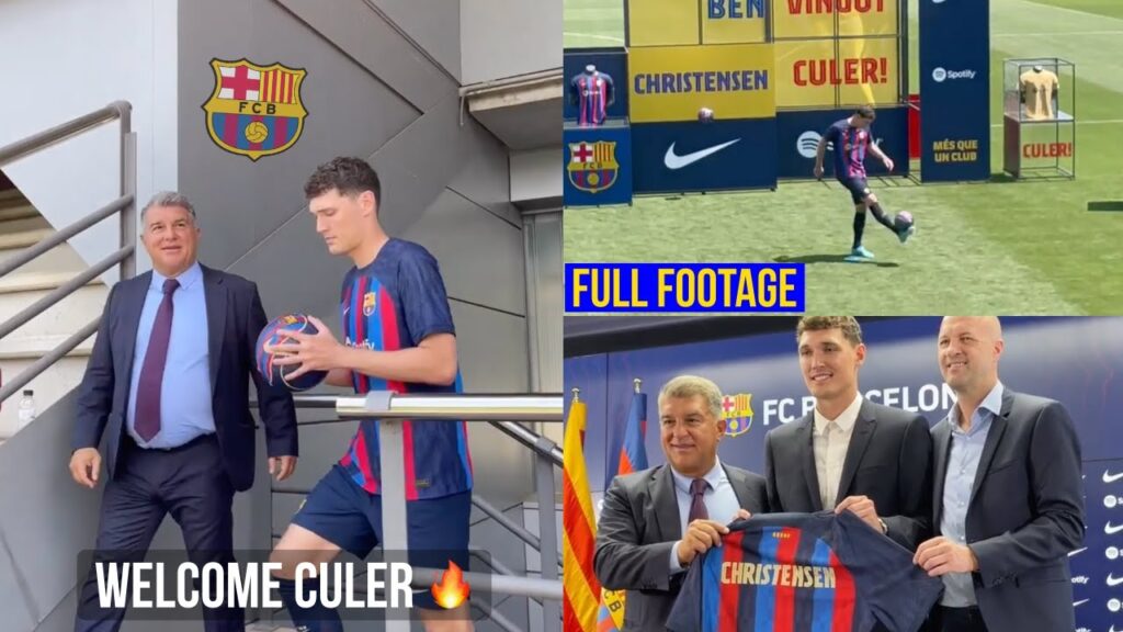 🔥✅ Andreas Christensen Finally made his Official Presentation as Barça Player in Style 🔥✅ Andreas Christensen Finally made his Official Presentation as Barça Player in Style