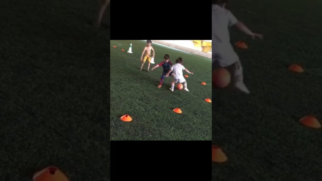 7 years arat hosseini  Best football video #football #arathosseini #messi