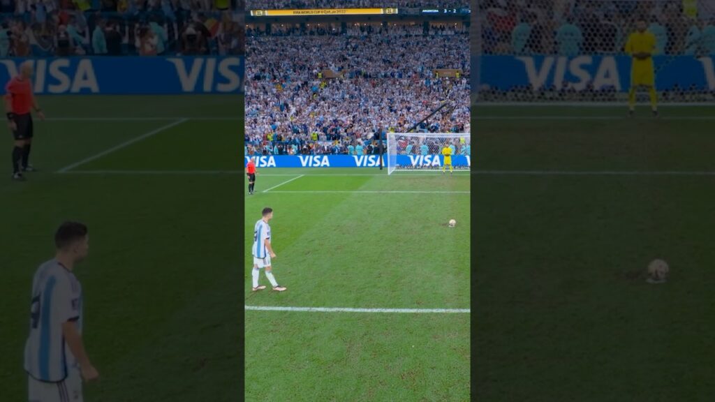 The moment when Argentina won the World Cup